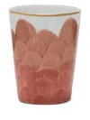 Marie Daage Cercle D'écailles Scale-pattern Drinking Cup (200ml) In Orange