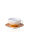 Marie Daage Marie Daâge - Cercle D'ecailles Tea Cup & Saucer - Multi