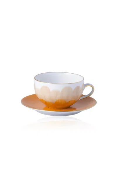 Marie Daage Marie Daâge - Cercle D'ecailles Tea Cup & Saucer - Multi