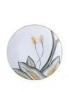 Marie Daage Handpainted Round Dessert Plate (21cm) In Gray