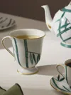 Marie Daage Jardin D'arashiyama Hand-painted Porcelain Chocolate Cup