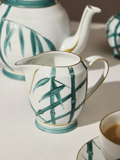 Marie Daage Jardin D'arashiyama Hand-painted Porcelain Creamer