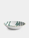 Marie Daage Jardin D'arashiyama Hand-painted Porcelain Large Bowl