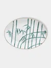 Marie Daage Jardin D'arashiyama Hand-painted Porcelain Oval Platter