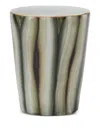 Marie Daage Marble-effect Drinking Glass (200ml) In Green