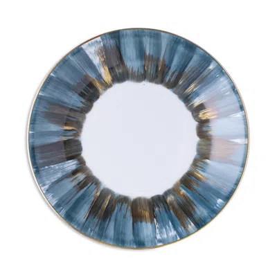 Marie Daage Panache Bread/side Plate In Blue