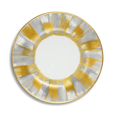 Marie Daage Panache Bread/side Plate In Yellow