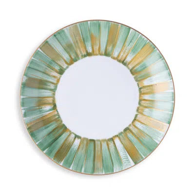 Marie Daage Panache Dinner Plate In Green