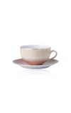 Marie Daage Marie Daâge - Tie Dye Tea Cup & Saucer - Multi
