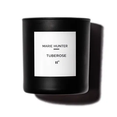 Marie Hunter Tuberose Candle In Black