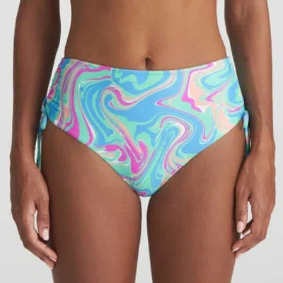 Marie Jo Arubani Full Bikini Bottom In Ocean Swirl In Multi
