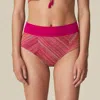 Marie Jo Esmee Cuffed Bikini Brief In Rose In Multi