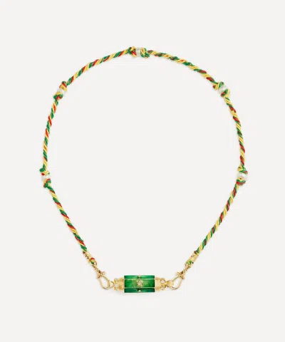 Marie Lichtenberg 14ct Gold Baby Orange Mini Locket Necklace