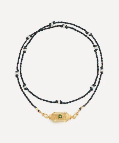 Marie Lichtenberg 14ct Gold Good Things Locket Necklace