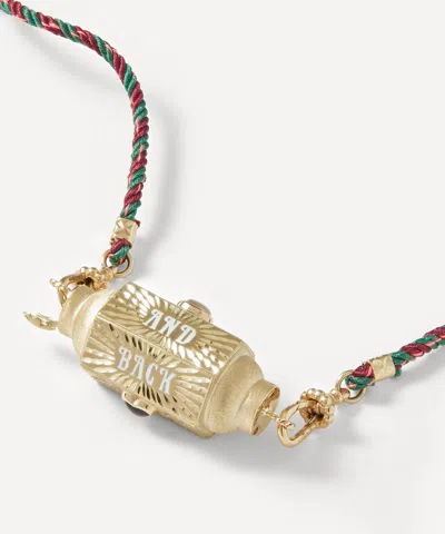 Marie Lichtenberg 14ct Gold Love You Diamond Locket Necklace