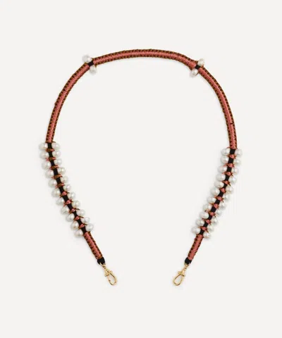 Marie Lichtenberg 14ct Gold Pink Ica Necklace