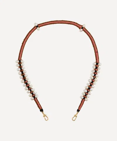 Marie Lichtenberg 14ct Gold Pink Ica Necklace