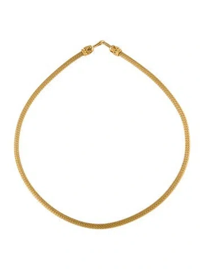 Pre-owned Marie Lichtenberg 14k Double Loop Indian Chain, 14" In Multi