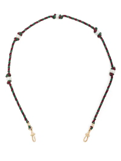 Marie Lichtenberg 14kt Yellow Gold Mauli Silky Braided Necklace