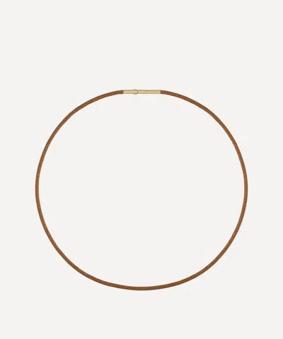 Marie Lichtenberg 18ct Gold 51cm Natural Micro Lasso