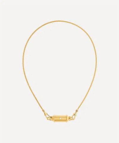 Marie Lichtenberg 18ct Gold Baby Star Locket Necklace