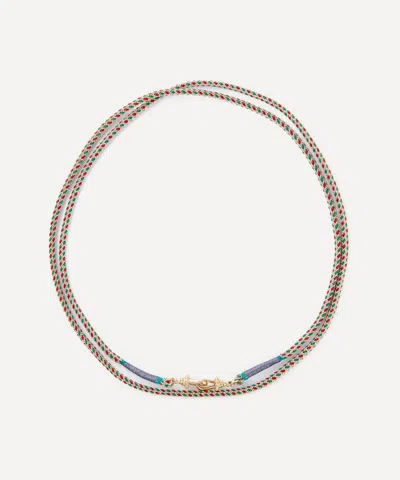 Marie Lichtenberg 18ct Gold Corde Rathi Braided Necklace