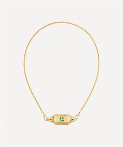 Marie Lichtenberg 18ct Gold Good Things Locket Necklace