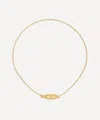 Marie Lichtenberg 18ct Gold Micro Coco Diamond Locket Necklace