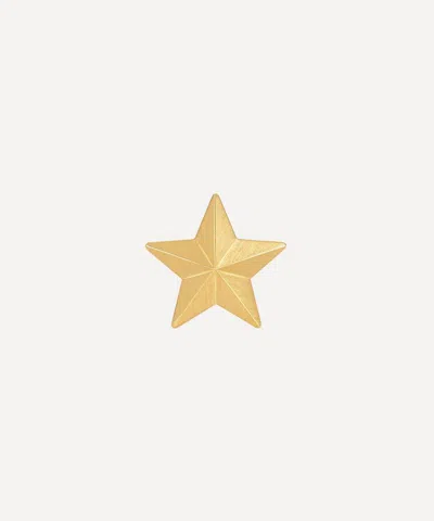 Marie Lichtenberg 18ct Gold Star Single Stud Earring
