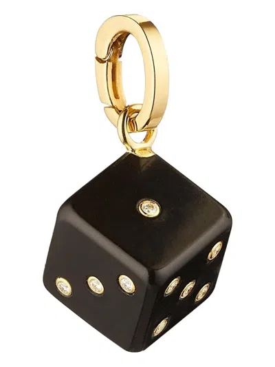 Marie Lichtenberg 18k Yellow Gold Dado Diamond Pendant