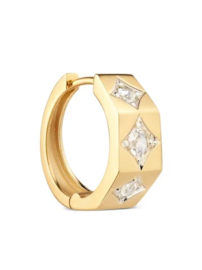 Marie Lichtenberg 18k Yellow Gold Ecrou Diamond Earring