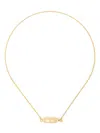 MARIE LICHTENBERG 18K YELLOW GOLD MICRO COCO DIAMOND LOCKET NECKLACE