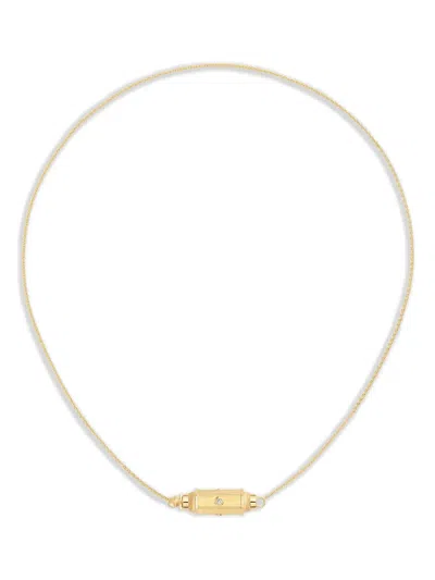 Marie Lichtenberg 18k Yellow Gold Micro Coco Diamond Necklace