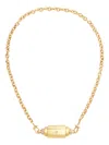 Marie Lichtenberg 18k Yellow Gold Locket Diamond Necklace In Gold