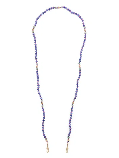 MARIE LICHTENBERG 9K YELLOW GOLD MAULI BEADED NECKLACE