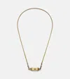 Marie Lichtenberg Coco 18kt Gold Locket Necklace With Diamonds In Gold