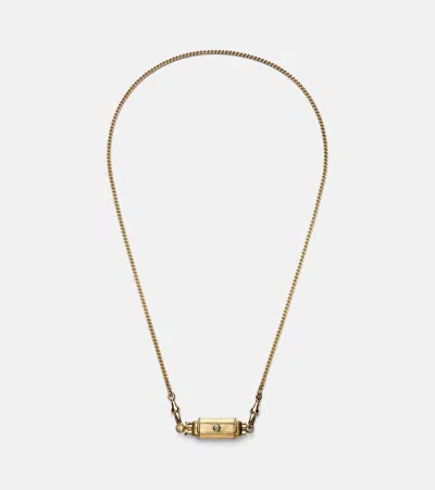 Marie Lichtenberg Coco 18kt Gold Locket Necklace With Diamonds