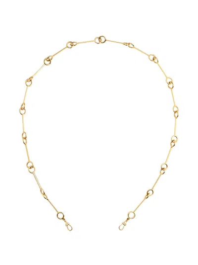 Marie Lichtenberg Diamond Stick-chain Necklace In Gold