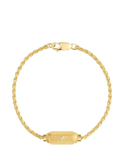 Marie Lichtenberg 마이크로 코코넛 다이아몬드 브레이슬릿 In Gold
