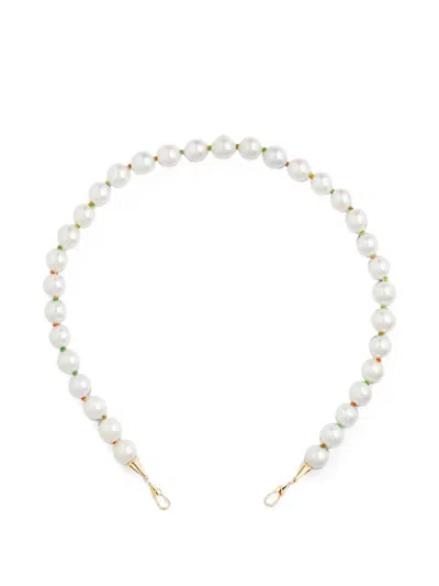 Marie Lichtenberg Mauli Pearl Necklace In White