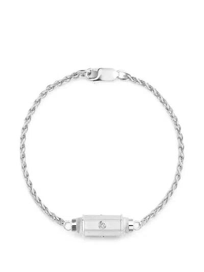 Marie Lichtenberg Micro Coco Diamond Bracelet In Metallic
