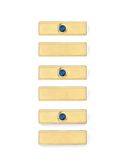 Marie Lichtenberg Micro Coco Sapphire Locket Necklace In Gold