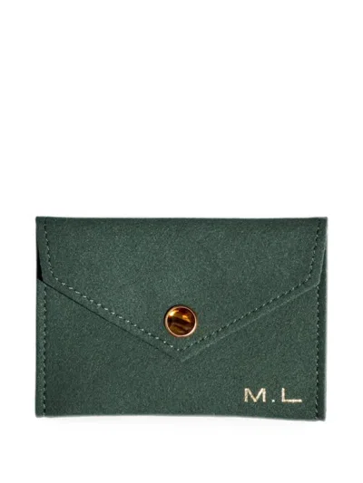 Marie Lichtenberg Micro Lasso Necklace In Green