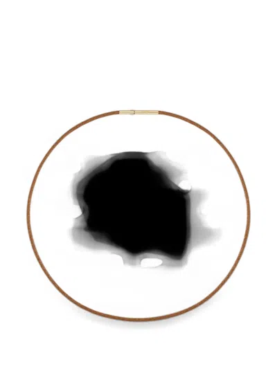 Marie Lichtenberg Micro Lasso Necklace In Brown