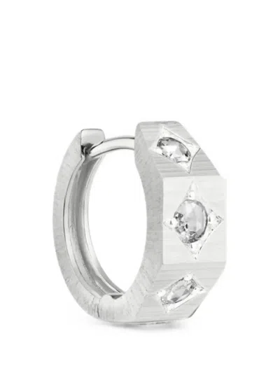 Marie Lichtenberg Small Ecrou Coco Diamond Earring In Metallic