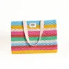 Marie Marie Women's Blue / Green / Yellow Mimi Crochet Shopper In Blue/green/yellow