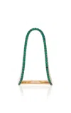Marie Mas 18k White Gold Emerald Ring In Green