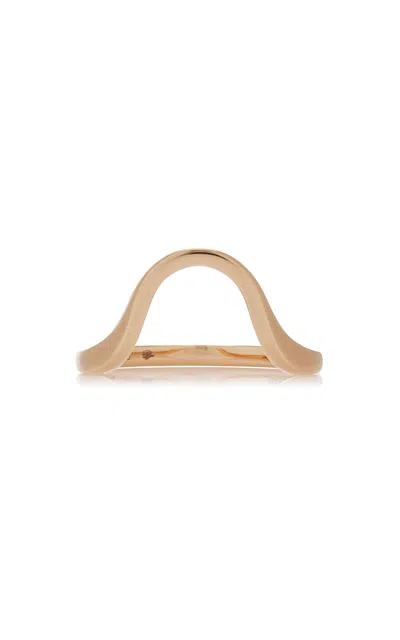 Marie Mas Aura 18k Rose Gold Ring In Pink