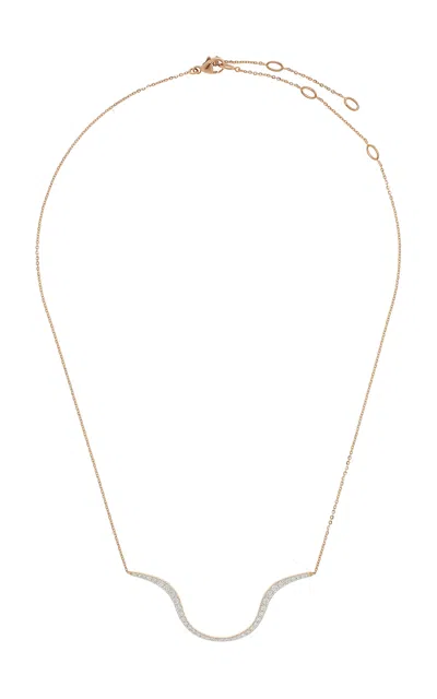 Marie Mas Aurora 18k Rose Gold Diamond Necklace