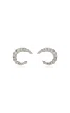 Marie Mas Radiant 18k Rose Gold Diamond Hoop Earrings In Metallic